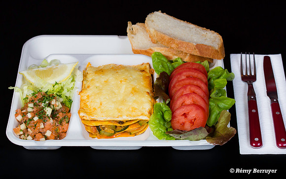 Repas sur plateau, restaurant Le Wagon